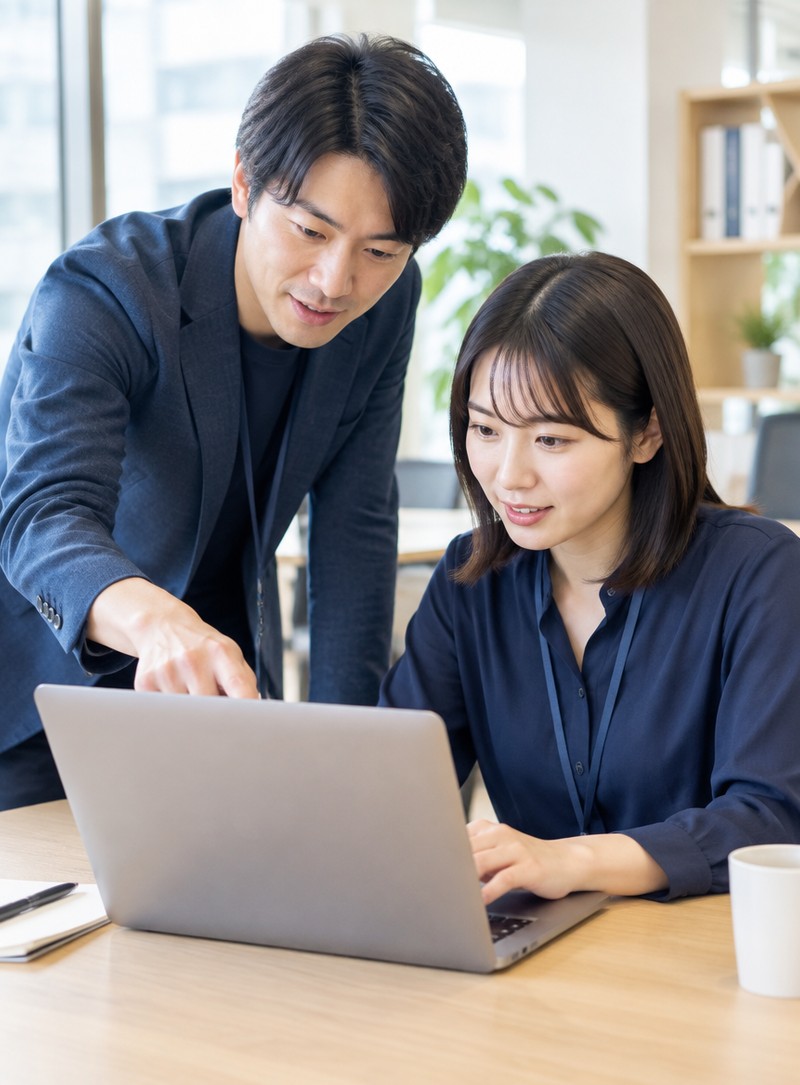 AIの構築と内製化を支援するイメージ（AI生成）